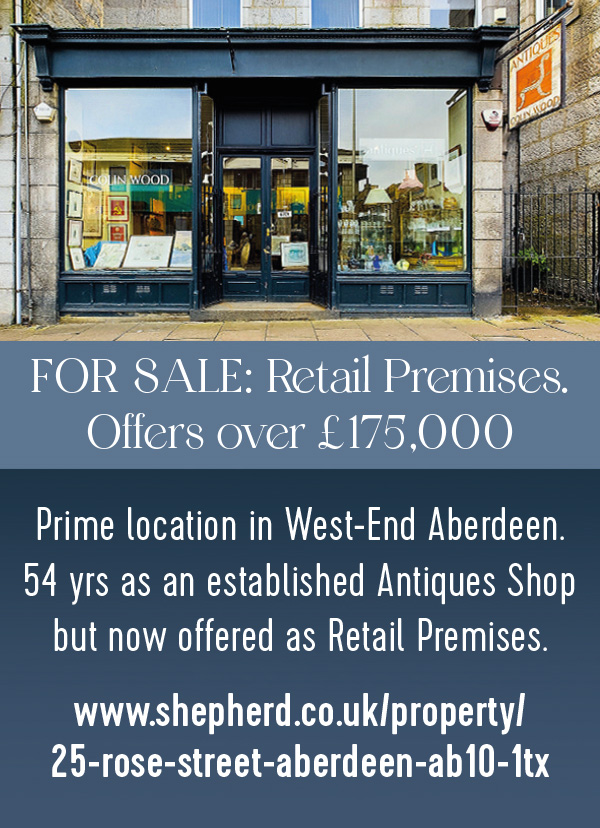 Prime location in West-End Aberdeen for sale – Retail Premises in Rosestreet